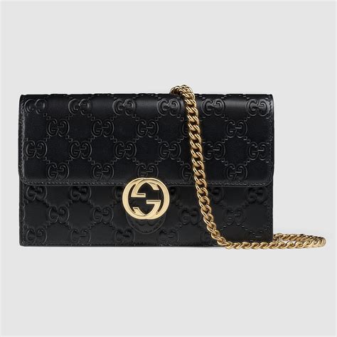 gucci chain link purse|Gucci signature wallet on chain.